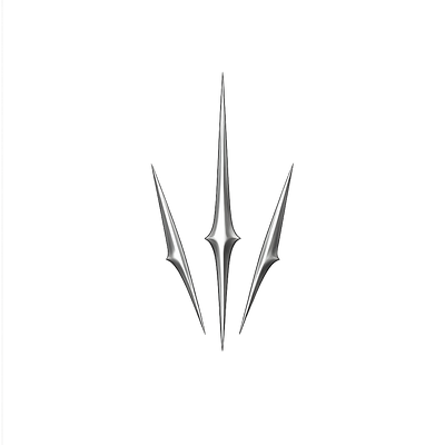 Chrome Trident Logo