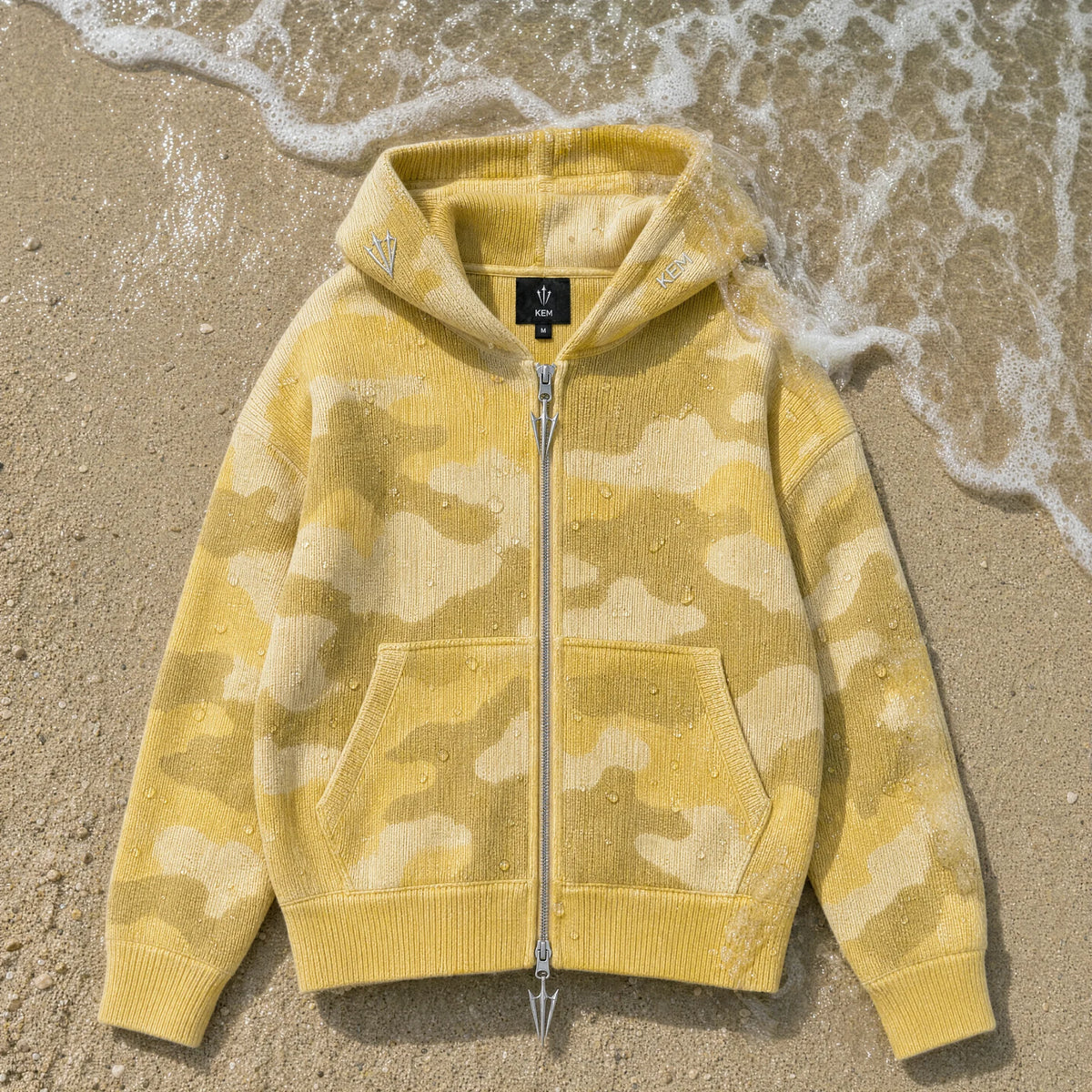 Sunfade Camo Zip Hoodie